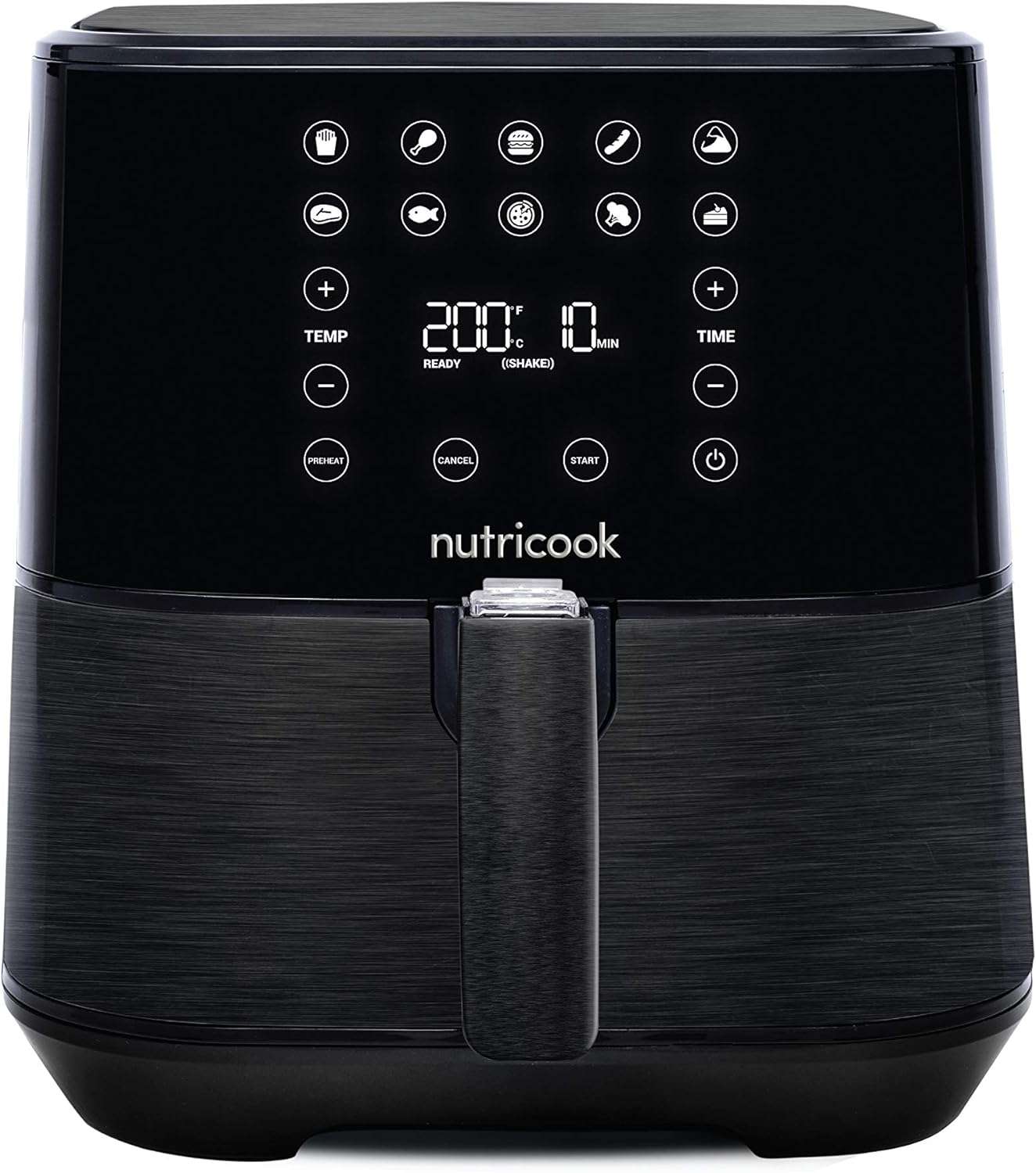 Nutricook Rapid Air Fryer 1700 Watts - Black