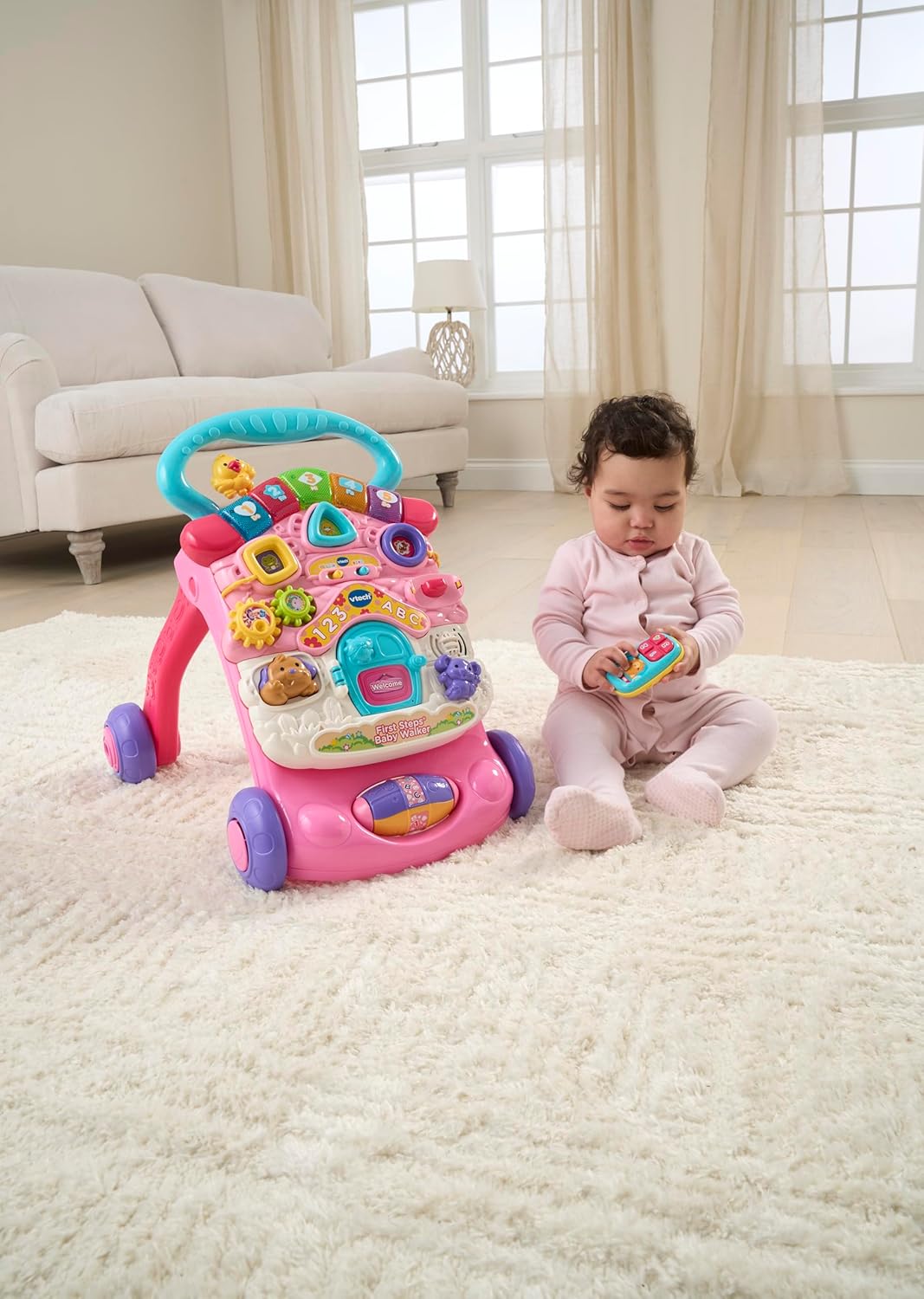 First Steps Baby Walker Pink First Steps Baby Walker Pink