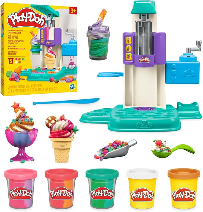 Play-Doh Rainbow Swirl Ice Cream