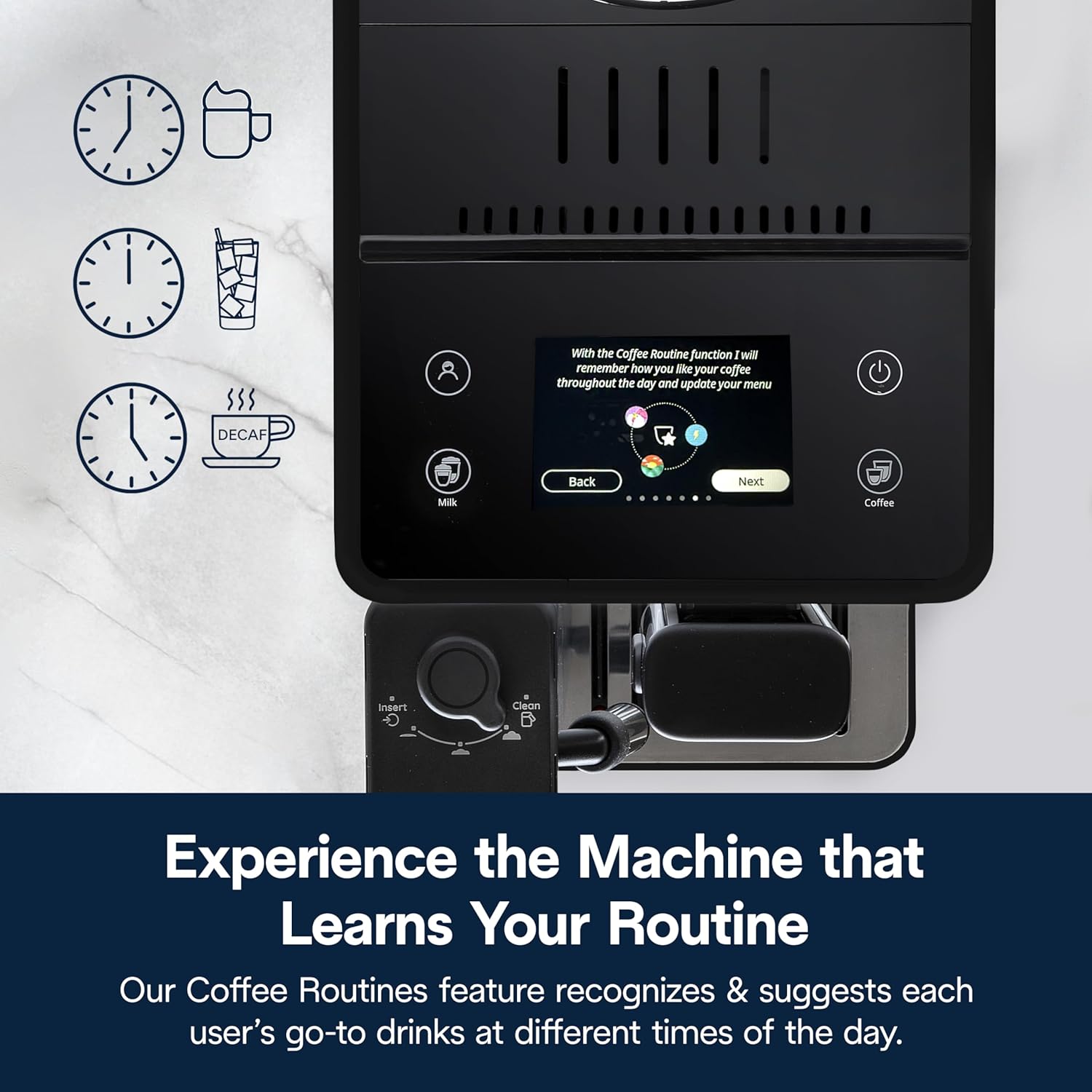 Rivelia Pebble Grey | One Touch Coffee Machine Rivelia Pebble Grey | One Touch Coffee Machine