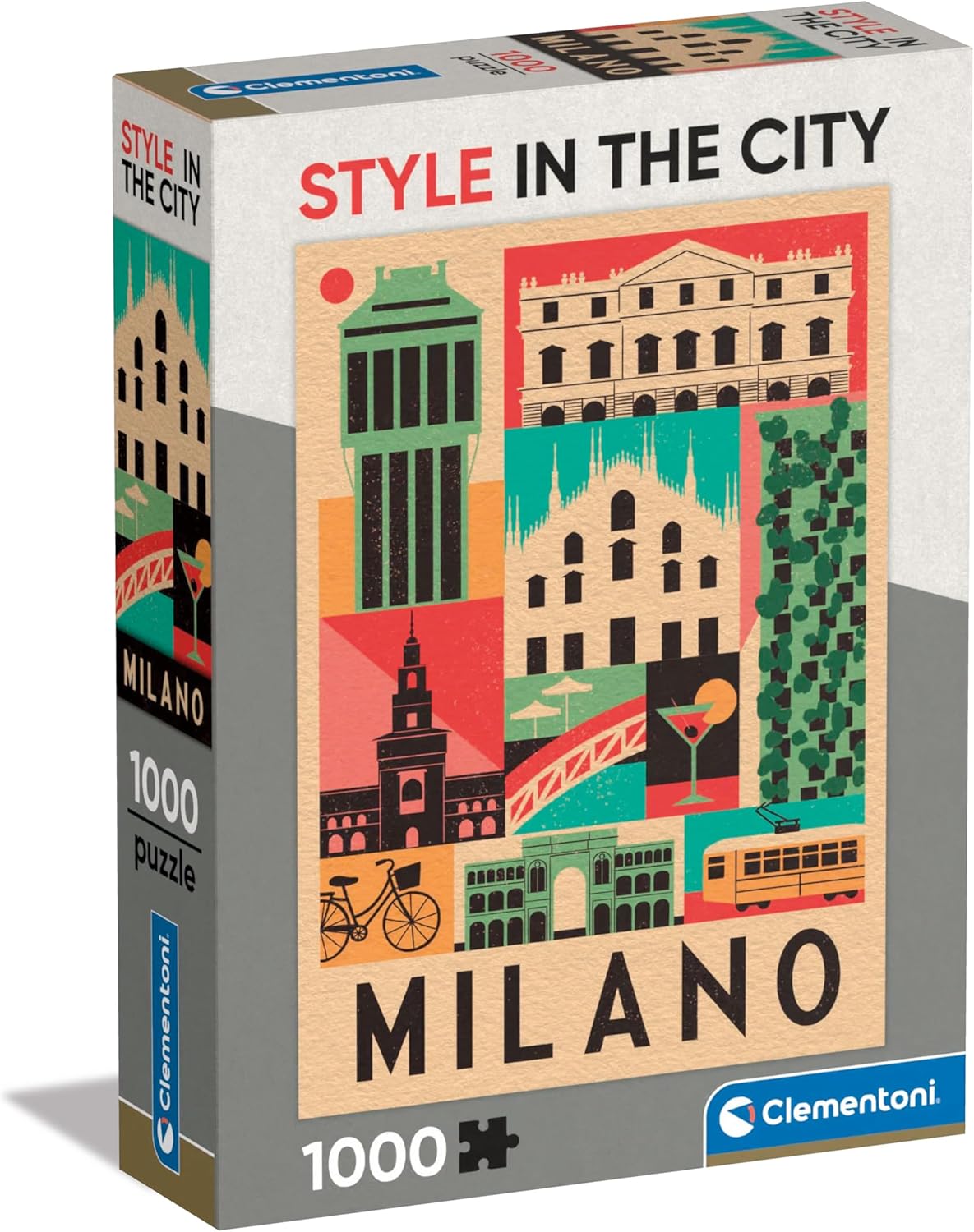 The City Milano - 1000 Pieces Puzzle City