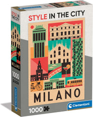 The City Milano - 1000 Pieces Puzzle City