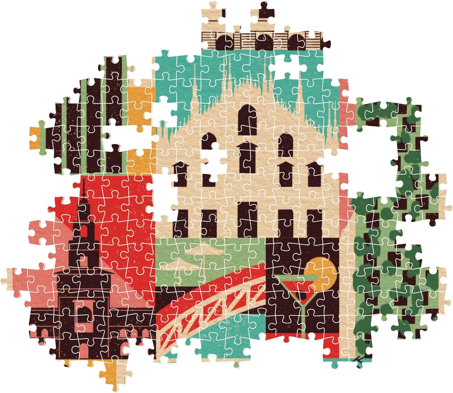 The City Milano - 1000 Pieces Puzzle City The City Milano - 1000 Pieces Puzzle City