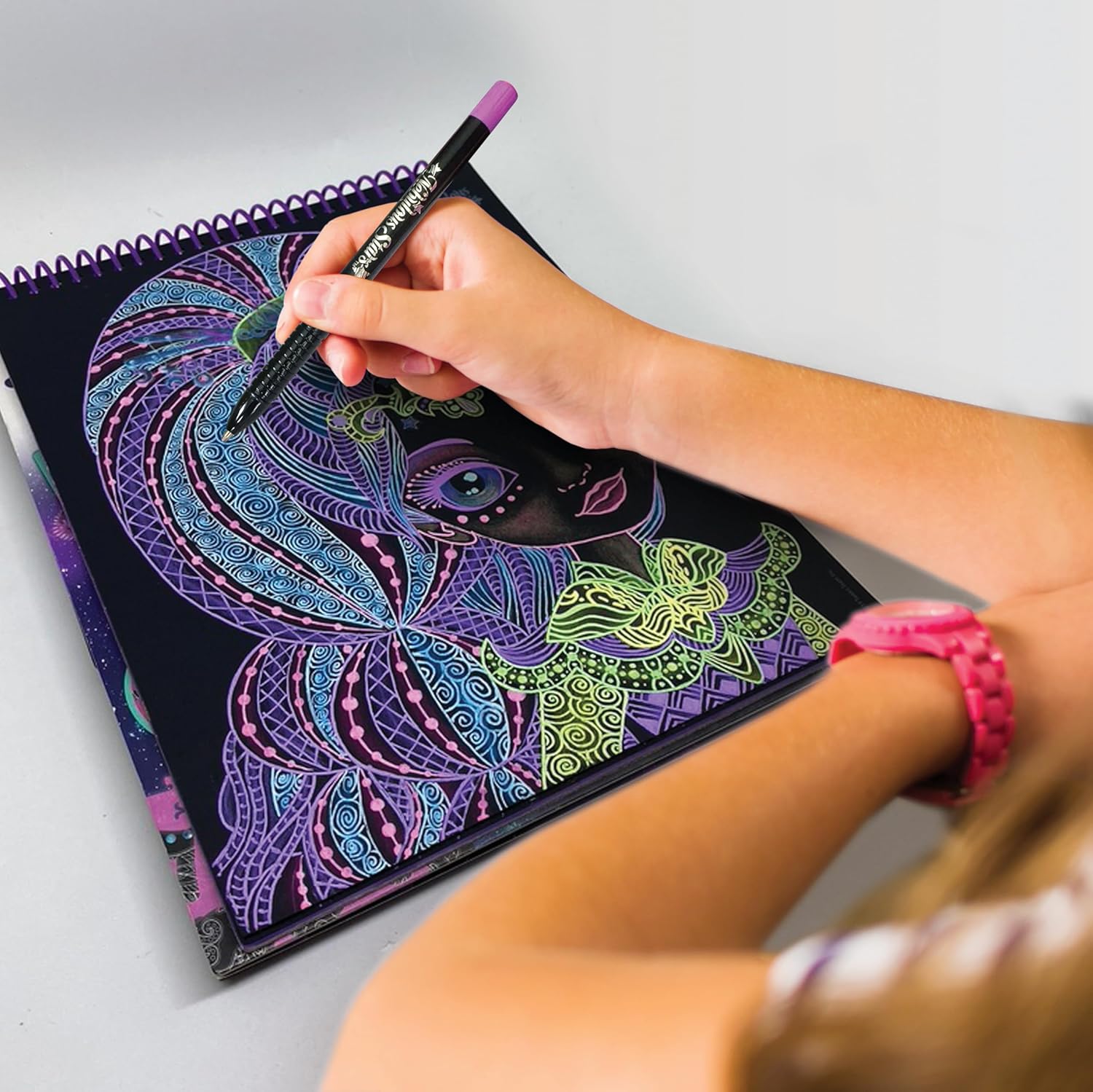 Stars Zentangle Black Pages Creative Sketchbook Stars Zentangle Black Pages Creative Sketchbook