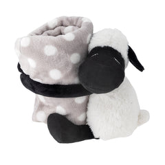 Dolly Soft Toy with blanket, White, Polyester