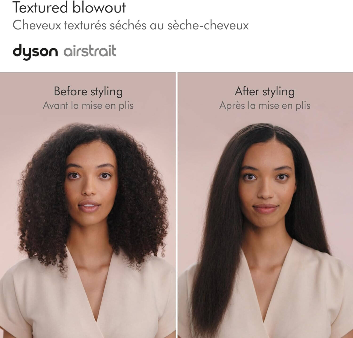 Dyson Airstrait dryer and straightener - Nickel/Copper