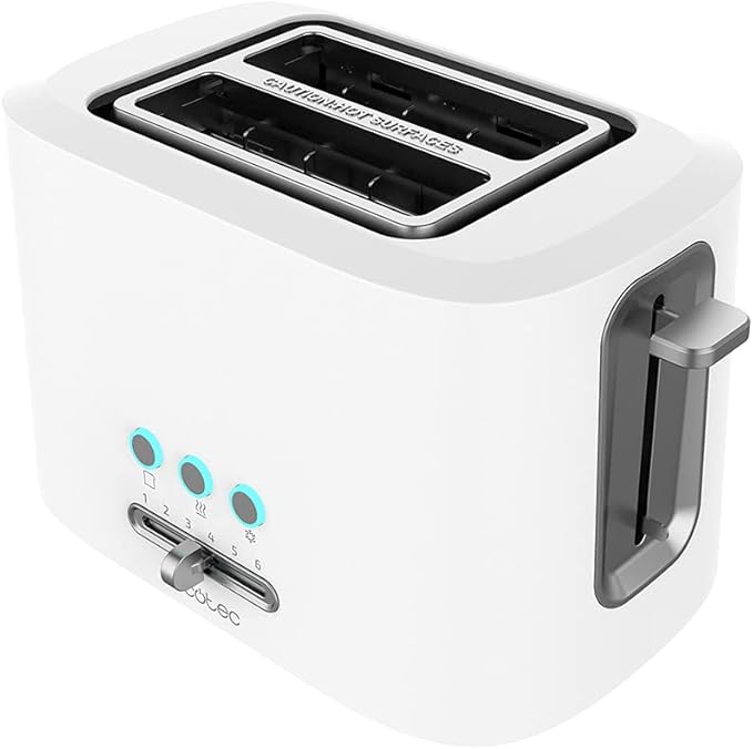 Cecotec Toast & Taste 9000 Double Upright toaster - White Cecotec Toast & Taste 9000 Double Upright toaster - White