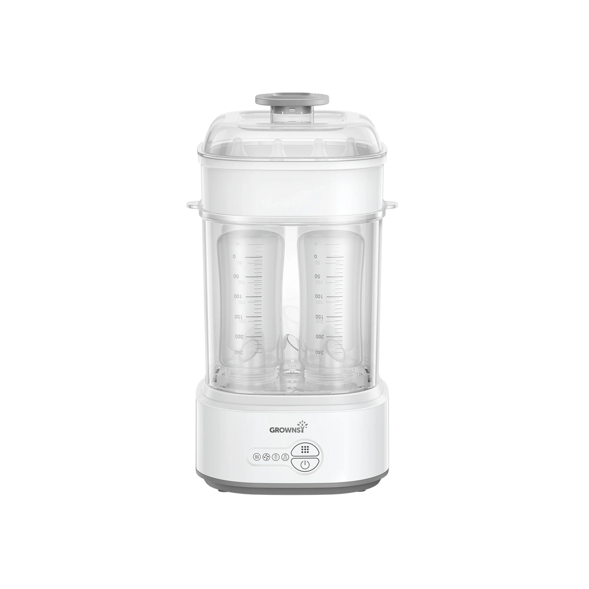 GROWNSY Electric Bottle Sterilizer and Dryer - Grey