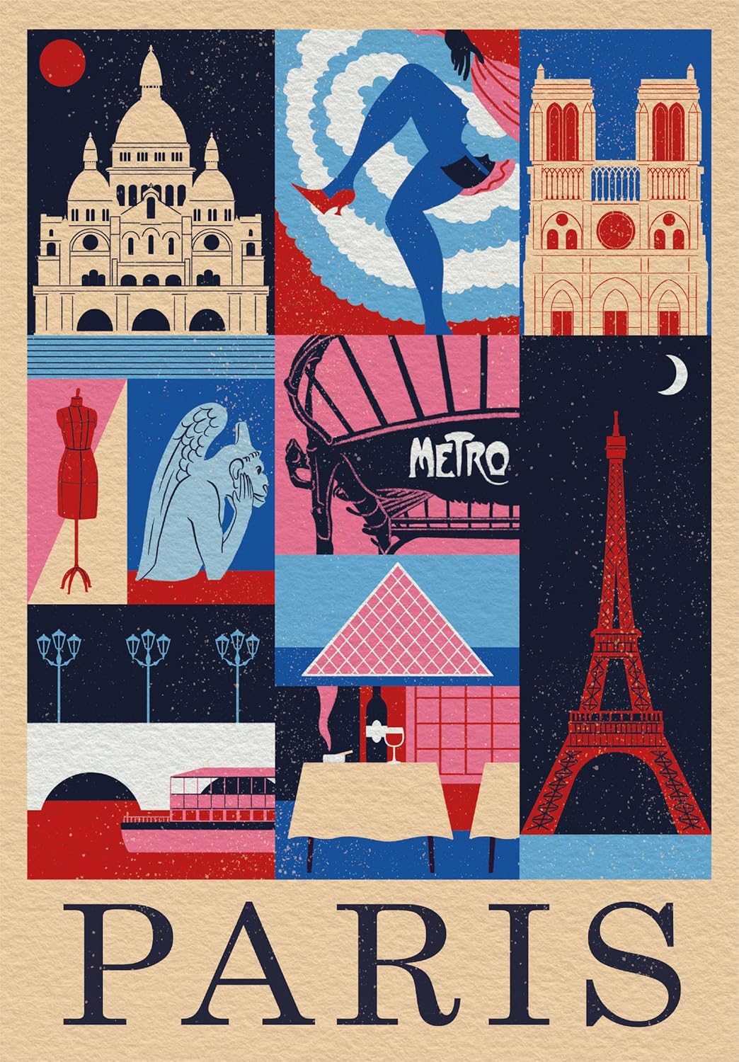 The City Paris-1000 Pieces, City Puzzle The City Paris-1000 Pieces, City Puzzle