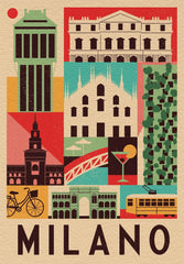 The City Milano - 1000 Pieces Puzzle City