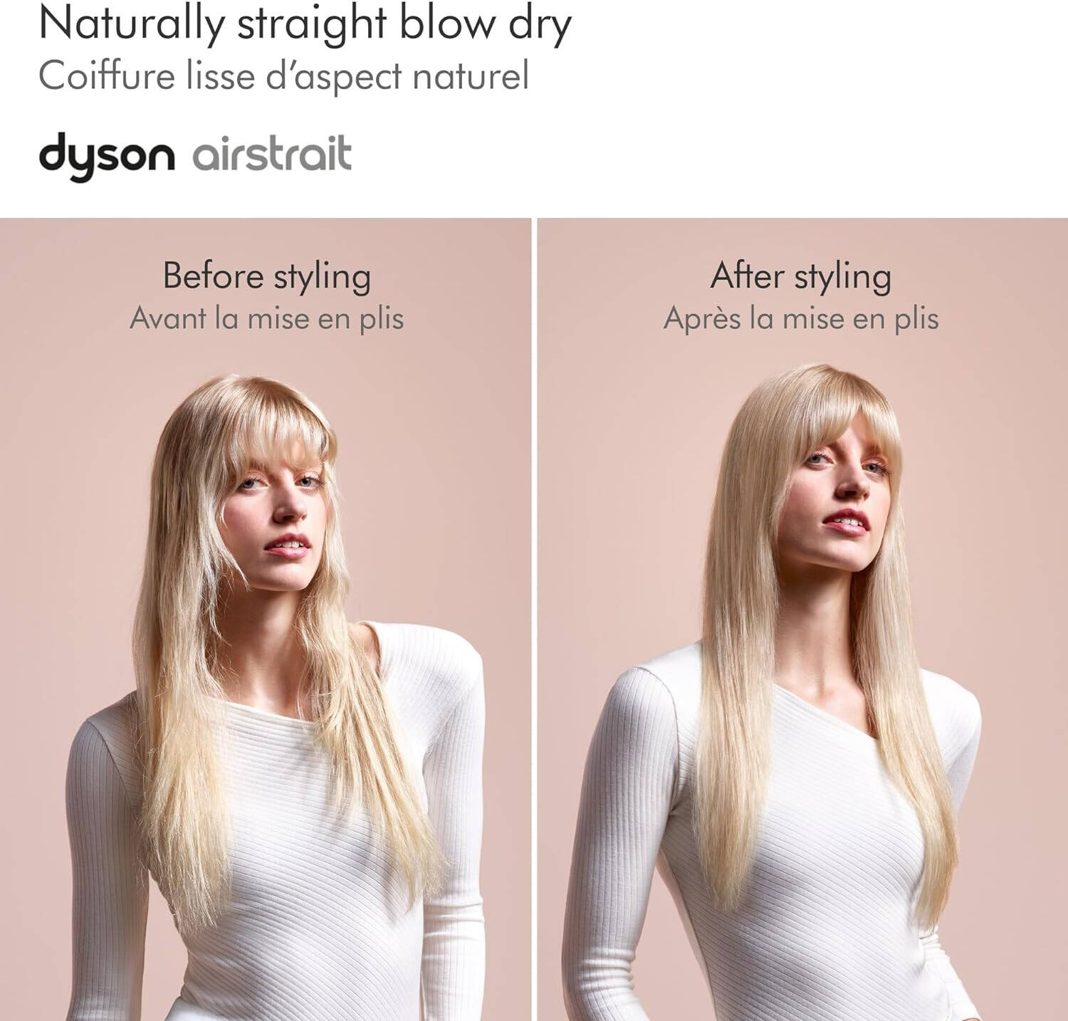 Dyson Airstrait dryer and straightener - Nickel/Copper