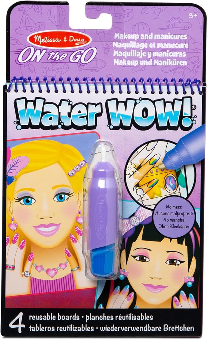 Melissa & Doug Water Wow! Water Reveal - Makeup & Manicures
