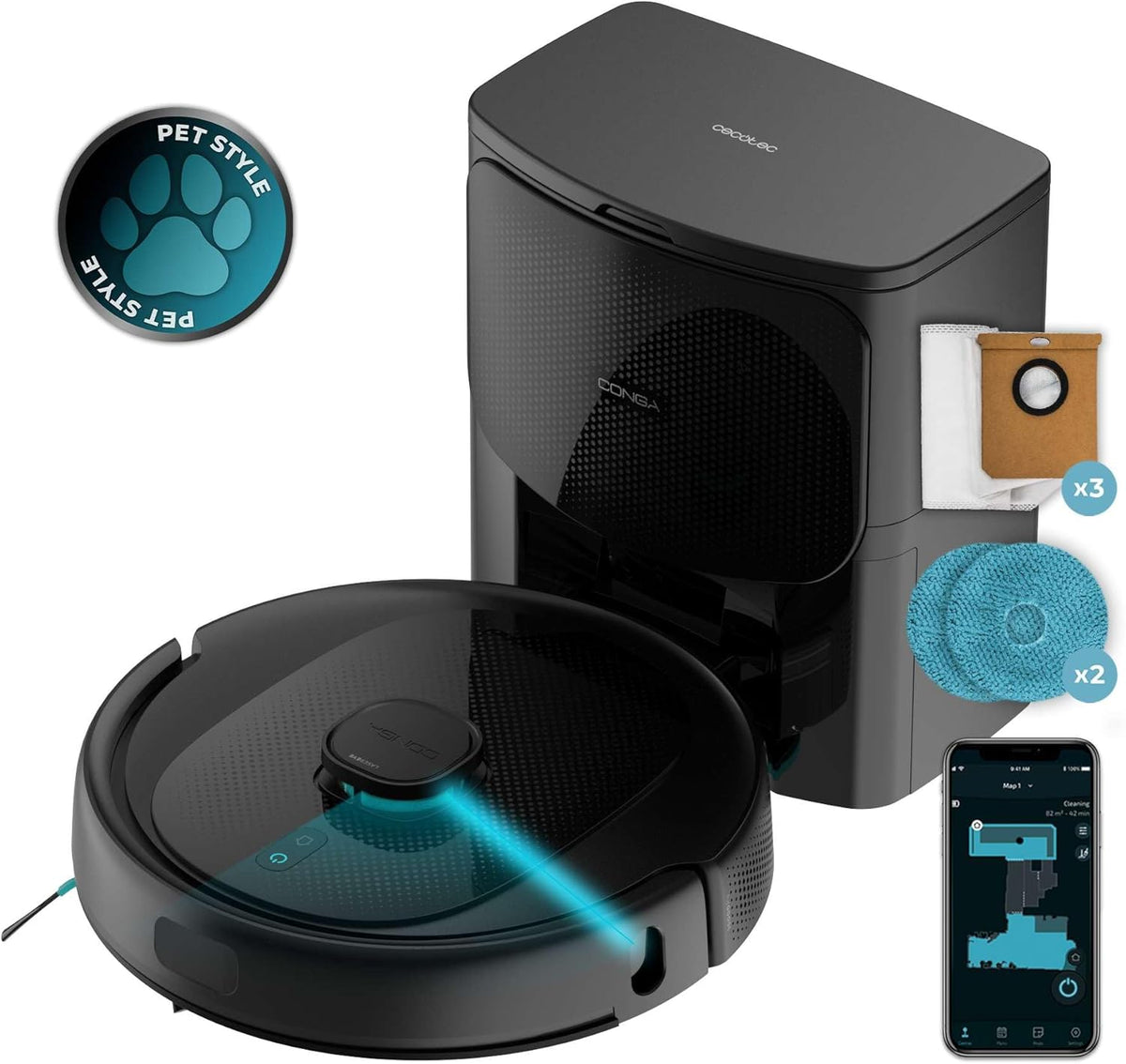 Cecotec Conga 9590 Spin Revolution Ultra Power Home