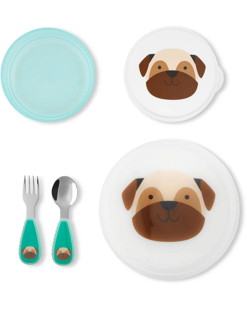ZOO Table Ready Mealtime Set - Pug ZOO Table Ready Mealtime Set - Pug
