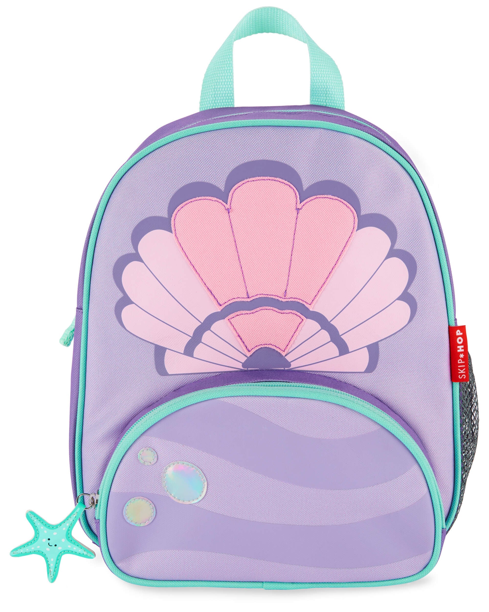 Skip Hop Spark Style Little Kid Backpack - Seashell side view