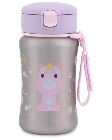 Skip Hop Besties Squad Stainless Steel Straw Bottle - Uma Unicorn