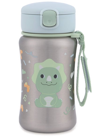 Skip Hop Besties Squad Stainless Steel Straw Bottle - Dex Dino