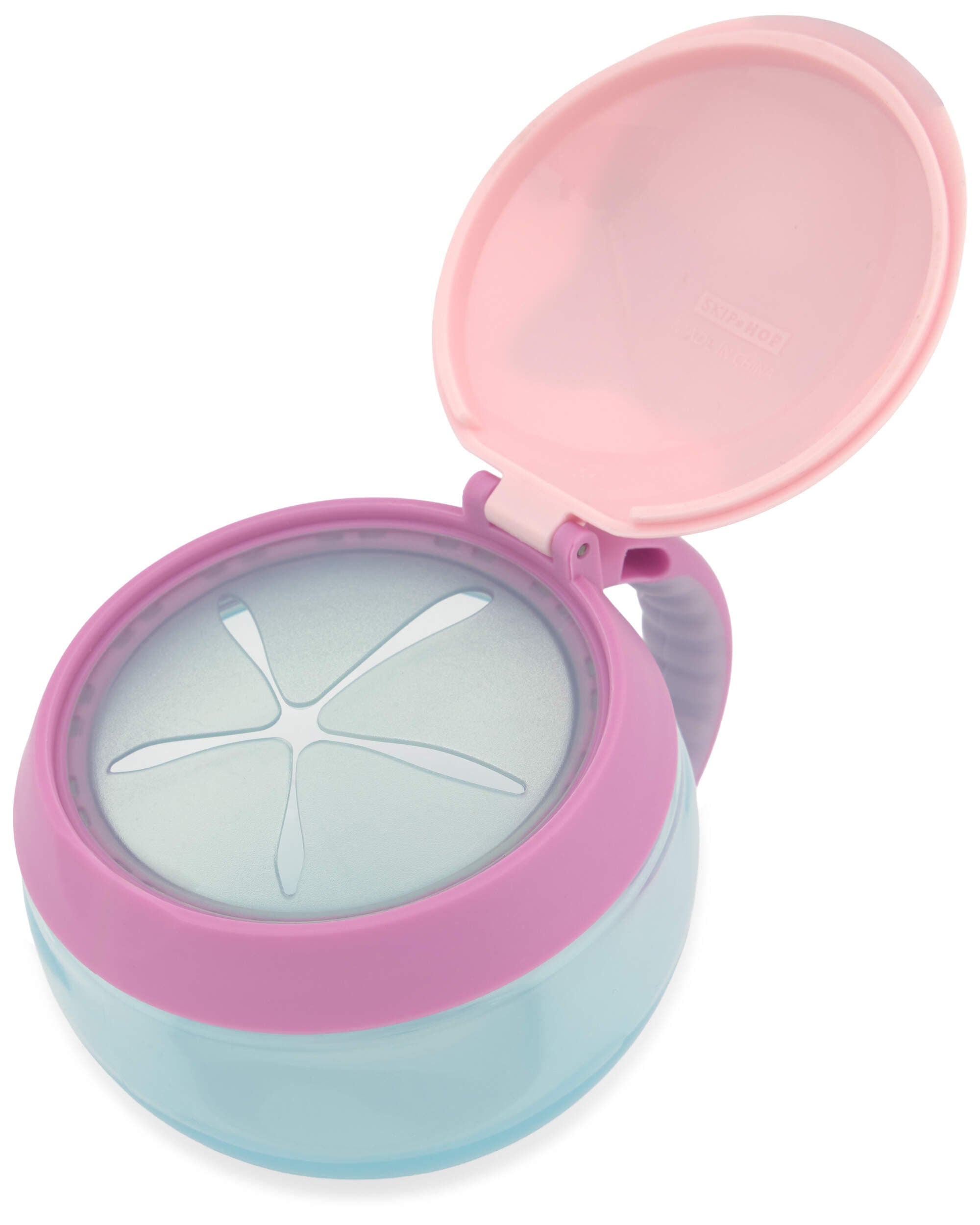 Skip Hop Besties Squad Snack Cup - Cleo Cat open view