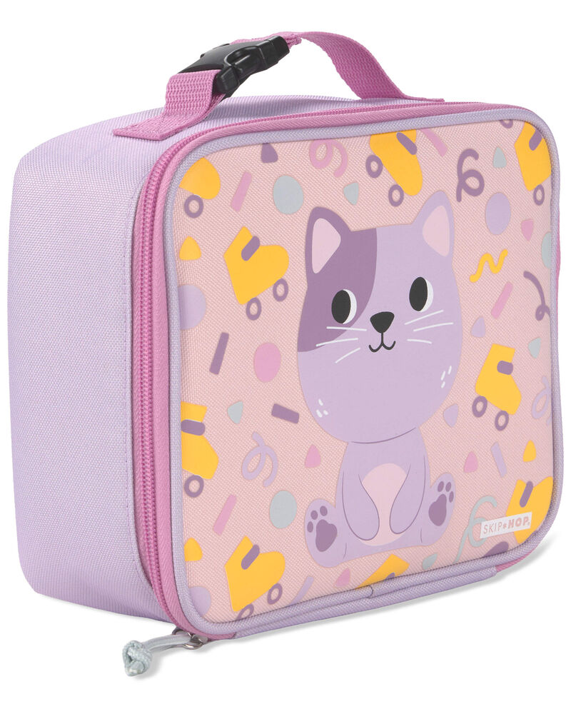 Skip Hop Besties Squad Insulated Lunch Bag - Cleo Cat open view