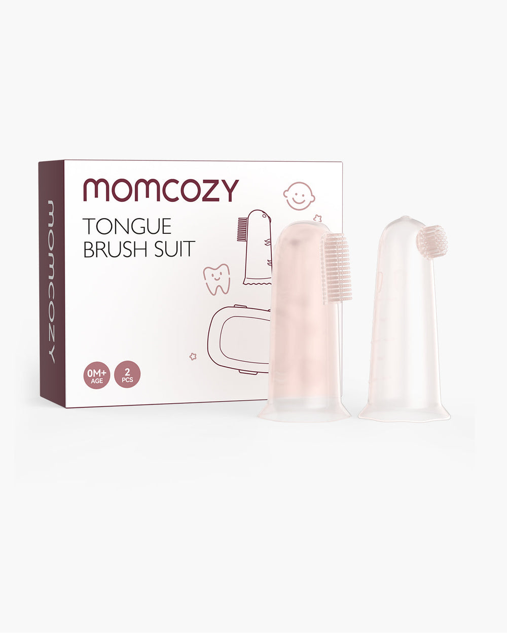 Momcozy Baby Oral Cleaner - Finger Toothbrush (2 pcs)