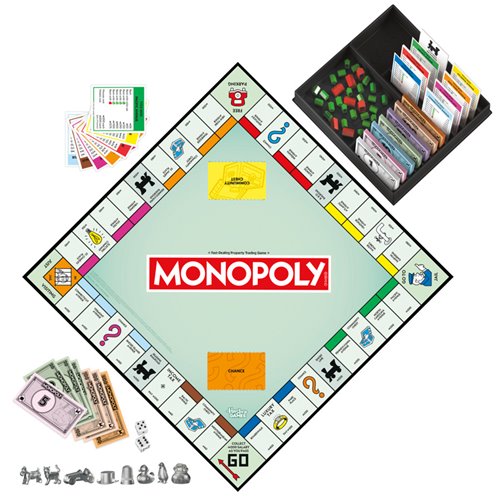 Hasbro Monopoly Classic with Storage Tray
