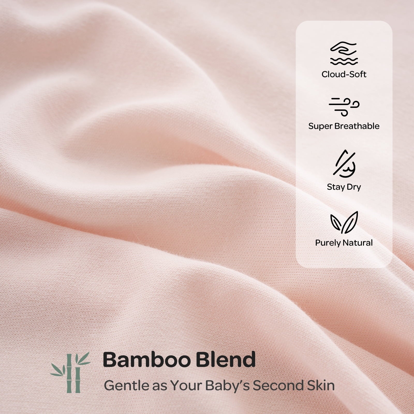Momcozy Easy Swaddle Wrap 0-3M, 2-Pack - Pink (Bloom)