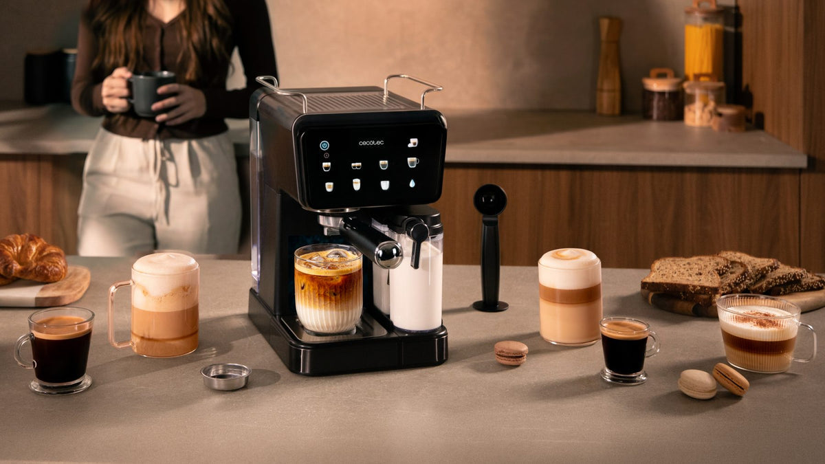 Cecotec Power Espresso Touch ColdBrew Latte Coffee Machine Cecotec Power Espresso Touch ColdBrew Latte Coffee Machine