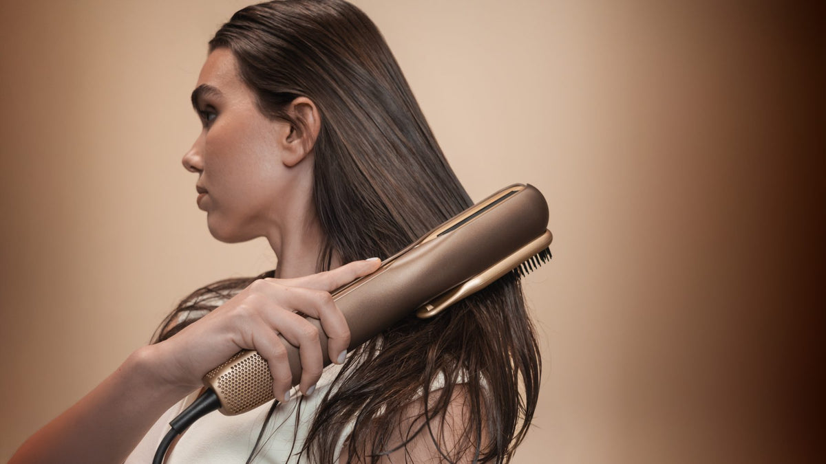 Cecotec AirLisse 2in1 ForceDry Air Hair Straightener Champagne