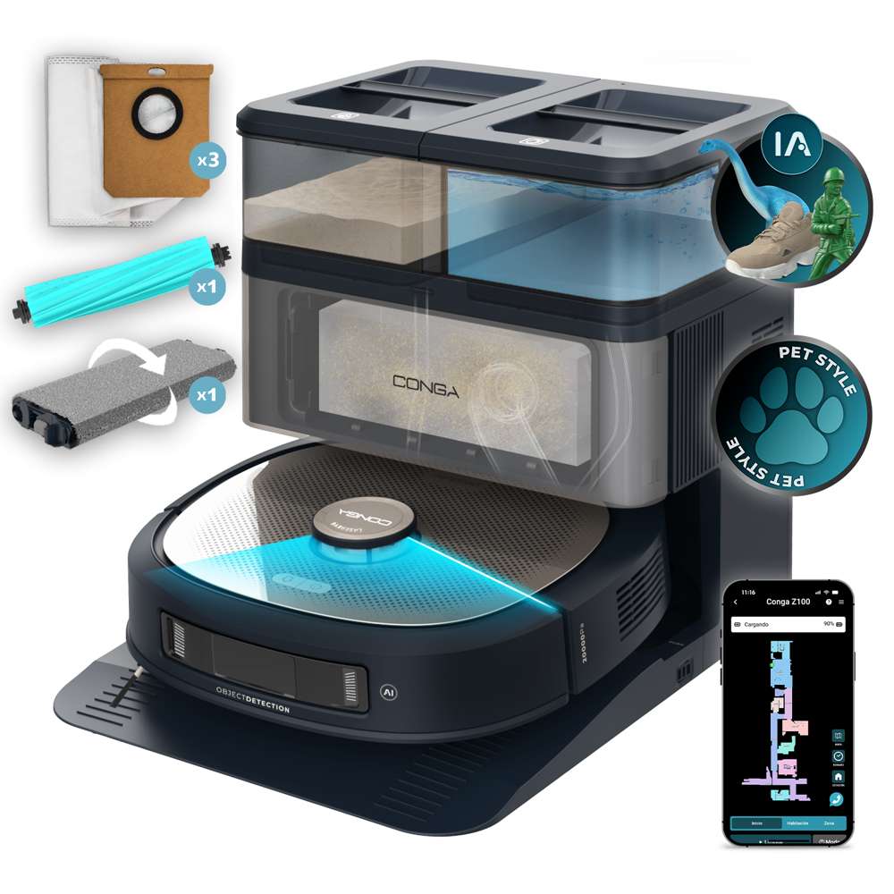 Cecotec Conga Z100 X-Treme Robot Vacuum & Mop 20000Pa