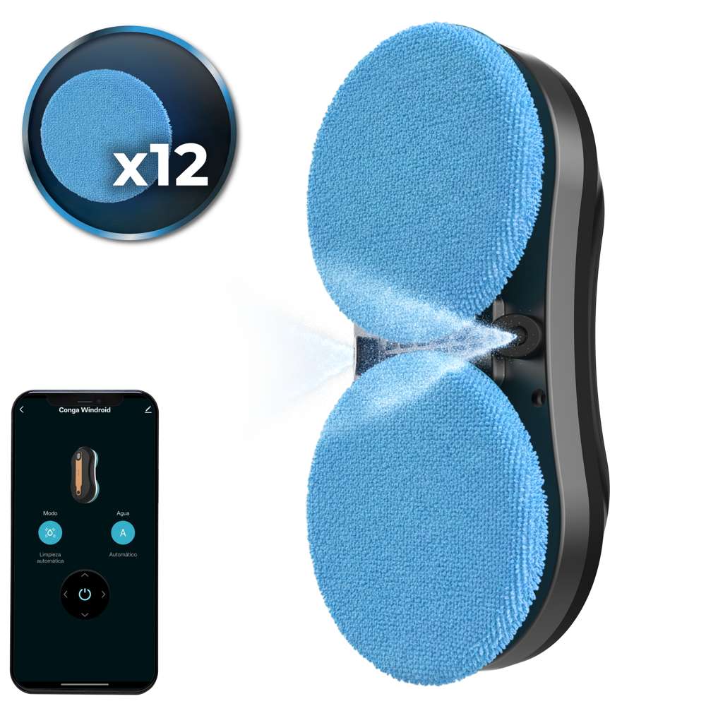 Cecotec Conga Windroid W10 DoubleSpray Window Cleaning Robot