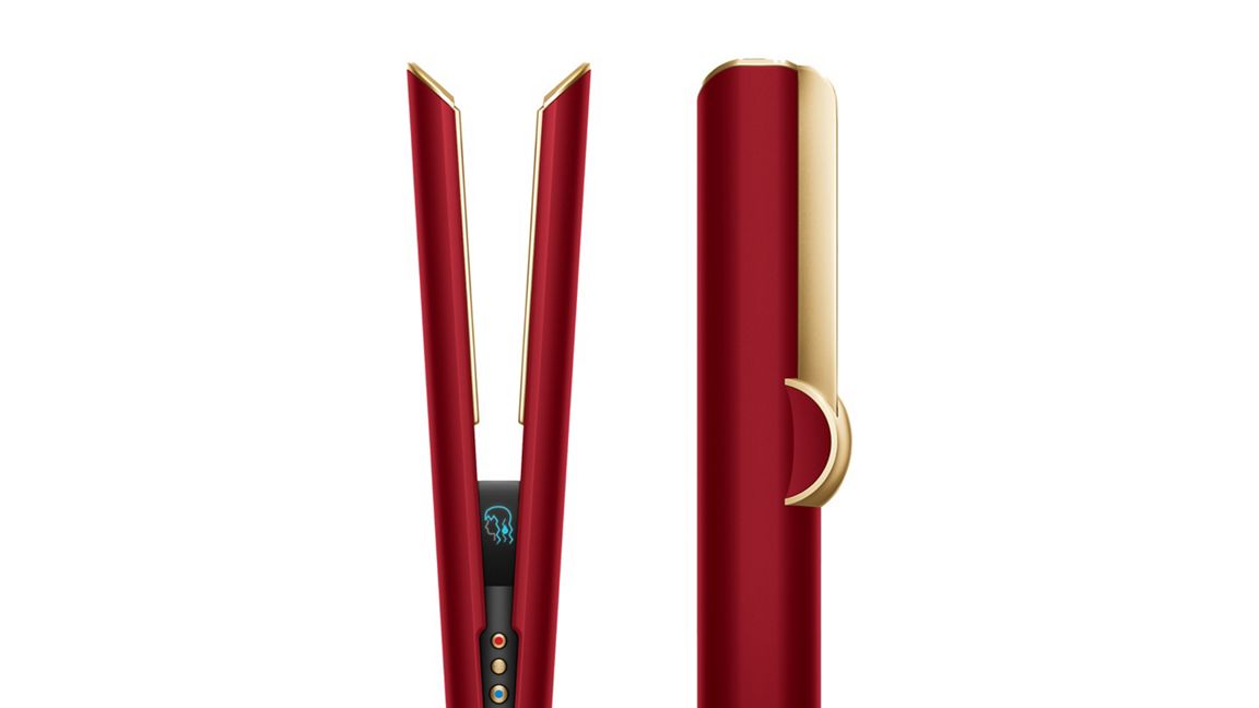 Dyson Airstrait straightener - Red Velvet/Gold