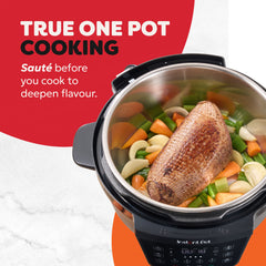 Instant Pot XL Electric Pressure Cooker 7.1L -  Black