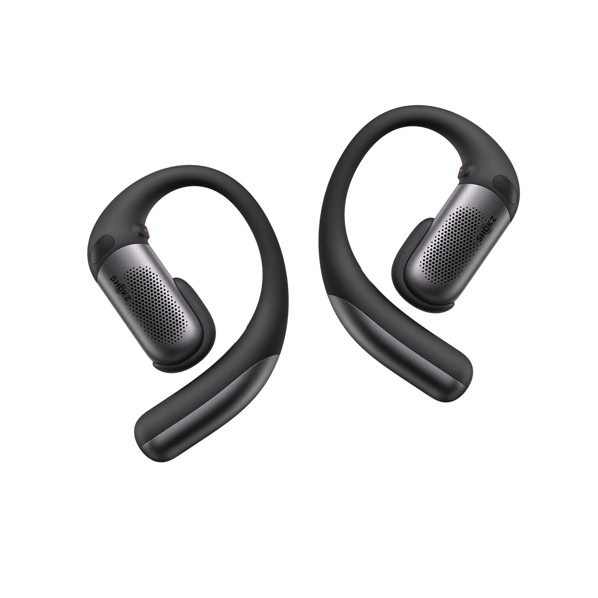 Shokz OpenFit Pro Black open-ear earbuds - front view