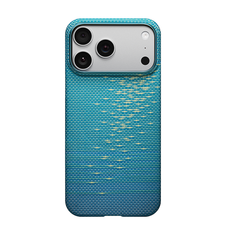 Glints of Gold Ultra-Slim Case  for iPhone 17 Pro Max (Lucid Blue)
