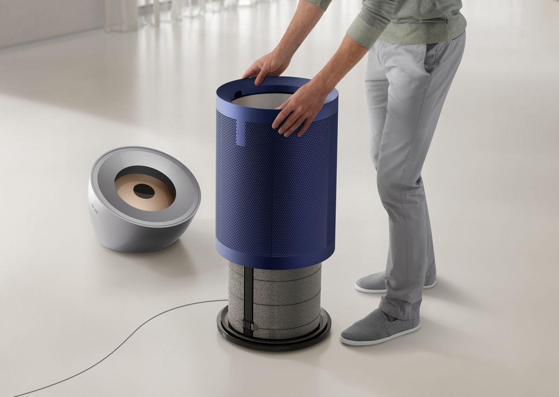 Dyson Purifier Big+Quiet Formaldehyde BP03 in Nickel and Prussian blue
