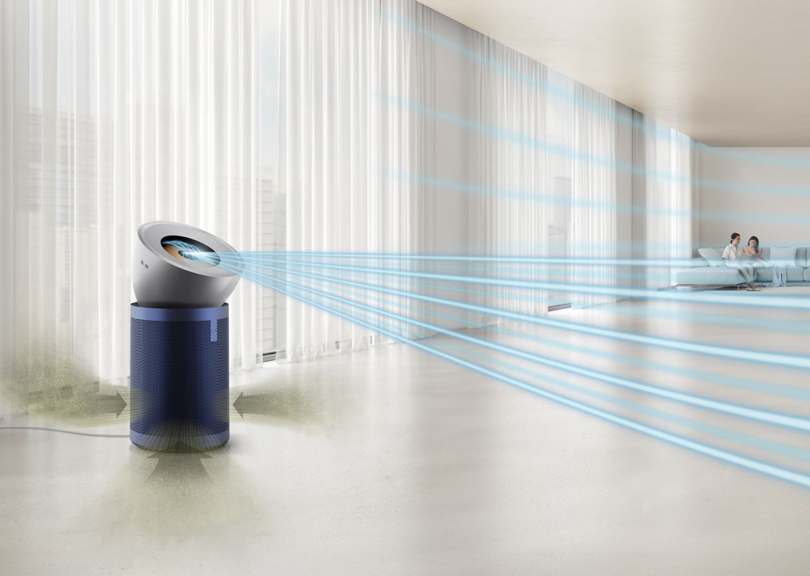 Dyson Purifier Big+Quiet Formaldehyde BP03 in Nickel and Prussian blue