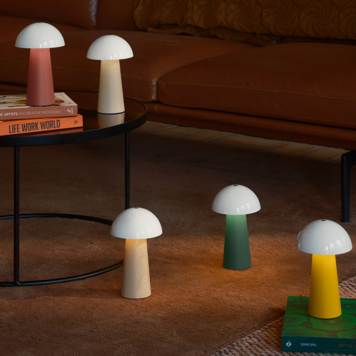 Kreafunk Bello Light Wood Portable LED Lamp | 50H Battery
