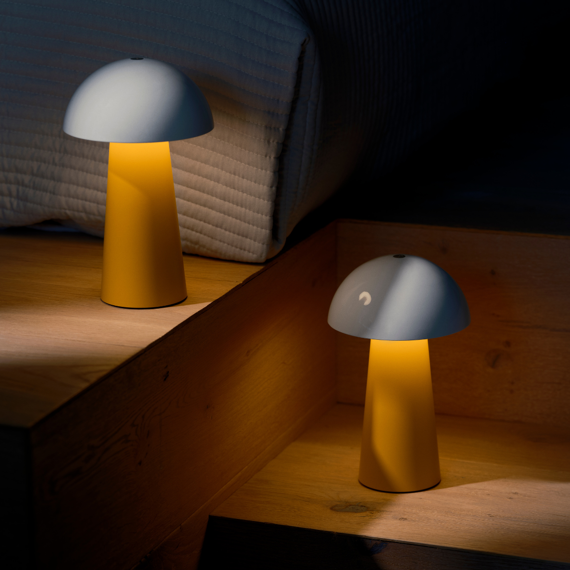 Kreafunk Bello Mango Burst Portable LED Lamp | 50H Battery