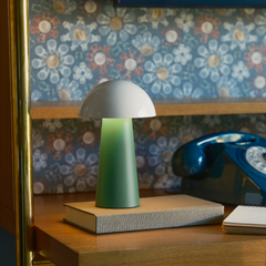Kreafunk Bello Nordic Green Portable LED Lamp | 50H Battery