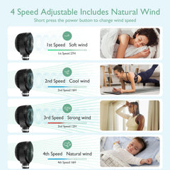 Portable Stroller Fan