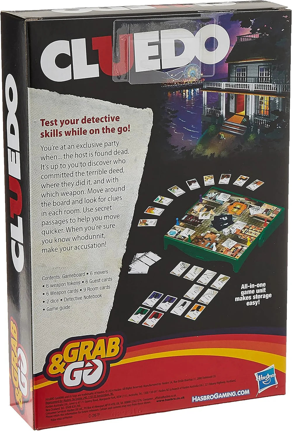 Cluedo Grab & Go Game Cluedo Grab & Go Game