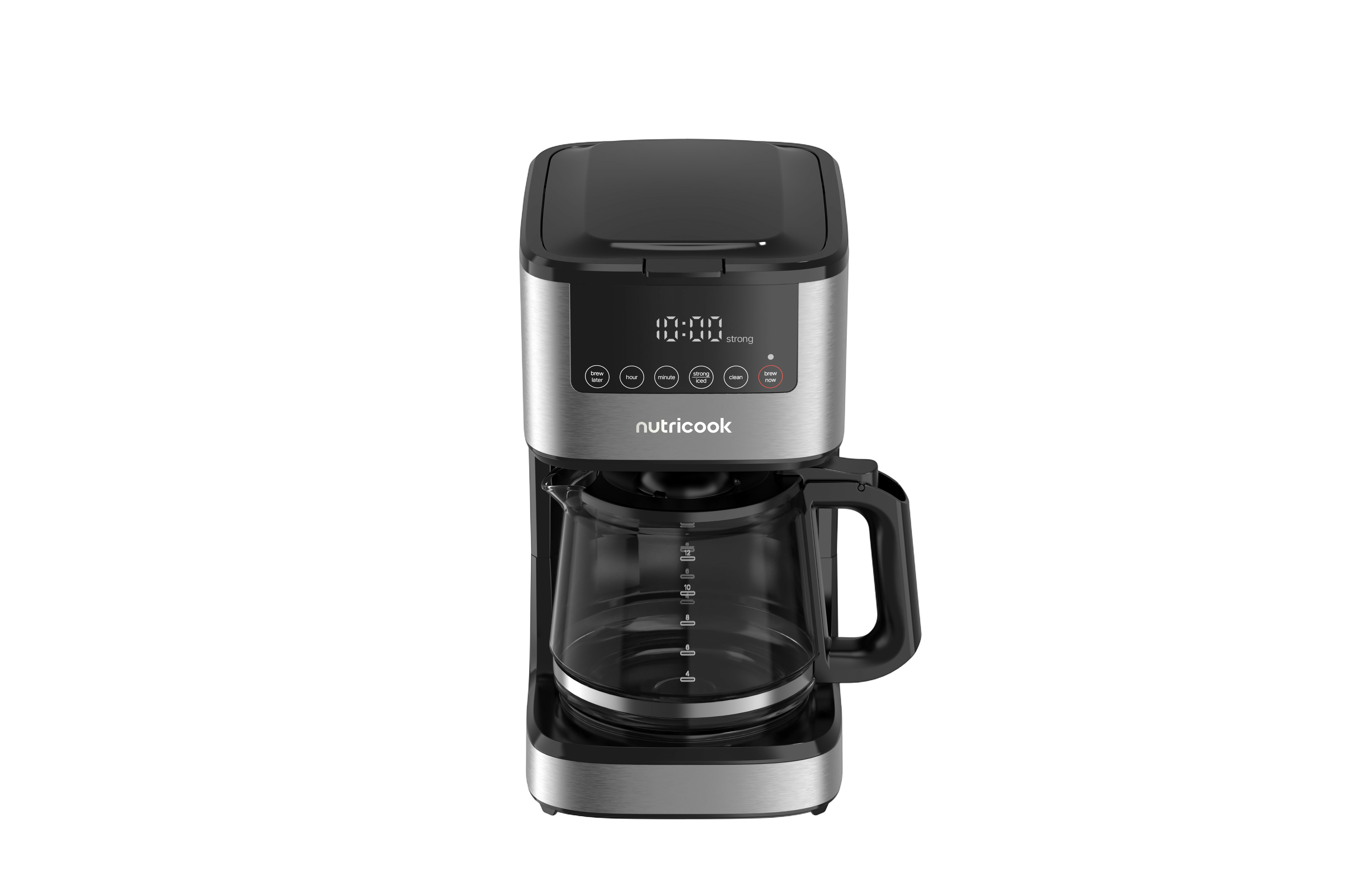 Nutricook Drip Coffee Maker digital control panel