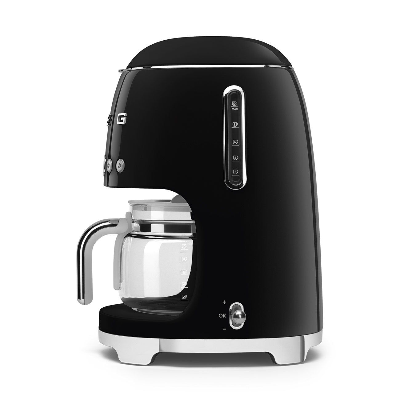 Smeg Drip Coffee Machine 50's Style Aesthetic - Black