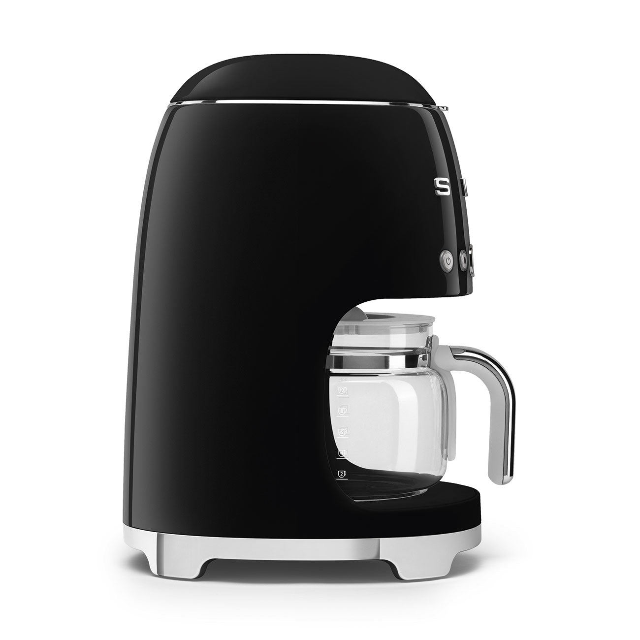 Smeg Drip Coffee Machine 50's Style Aesthetic - Black