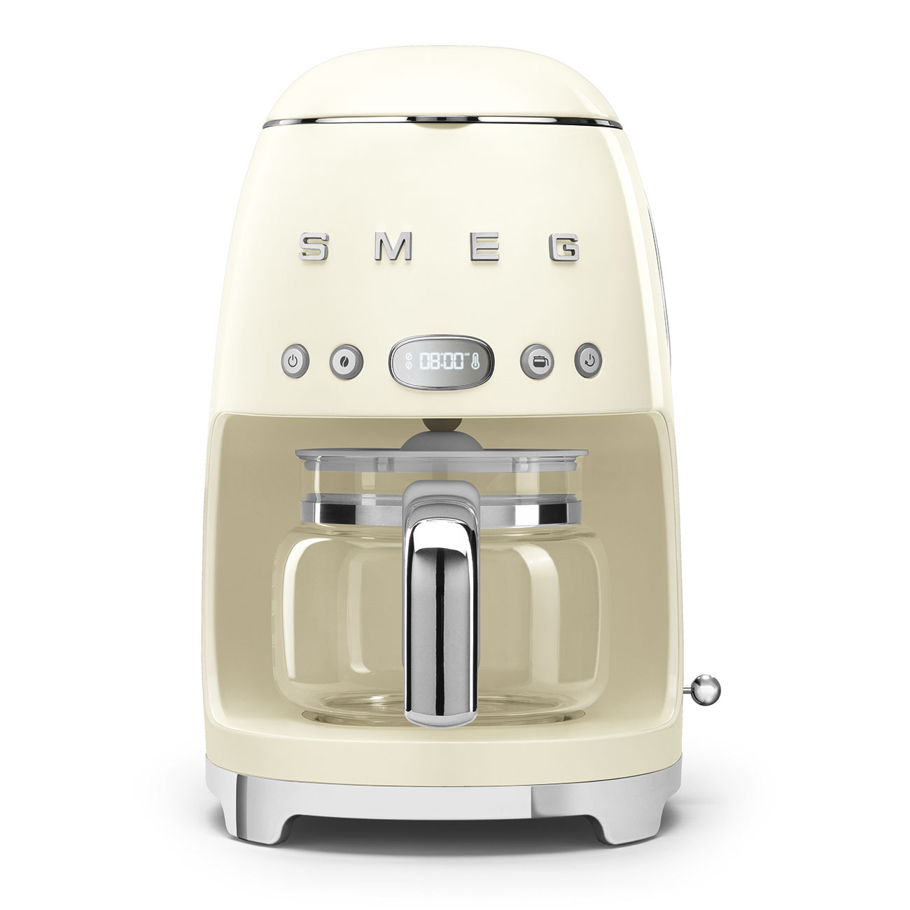 Smeg Drip Coffee Machine 50's Style Aesthetic - Cream