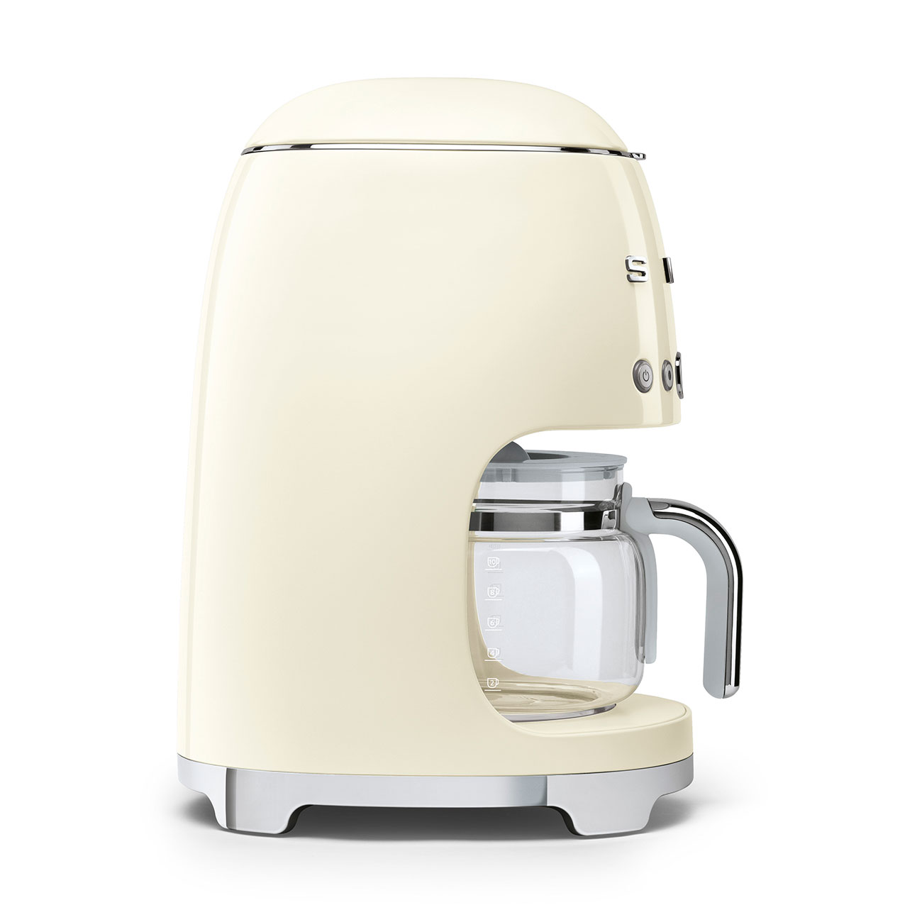 Smeg Drip Coffee Machine 50's Style Aesthetic - Cream