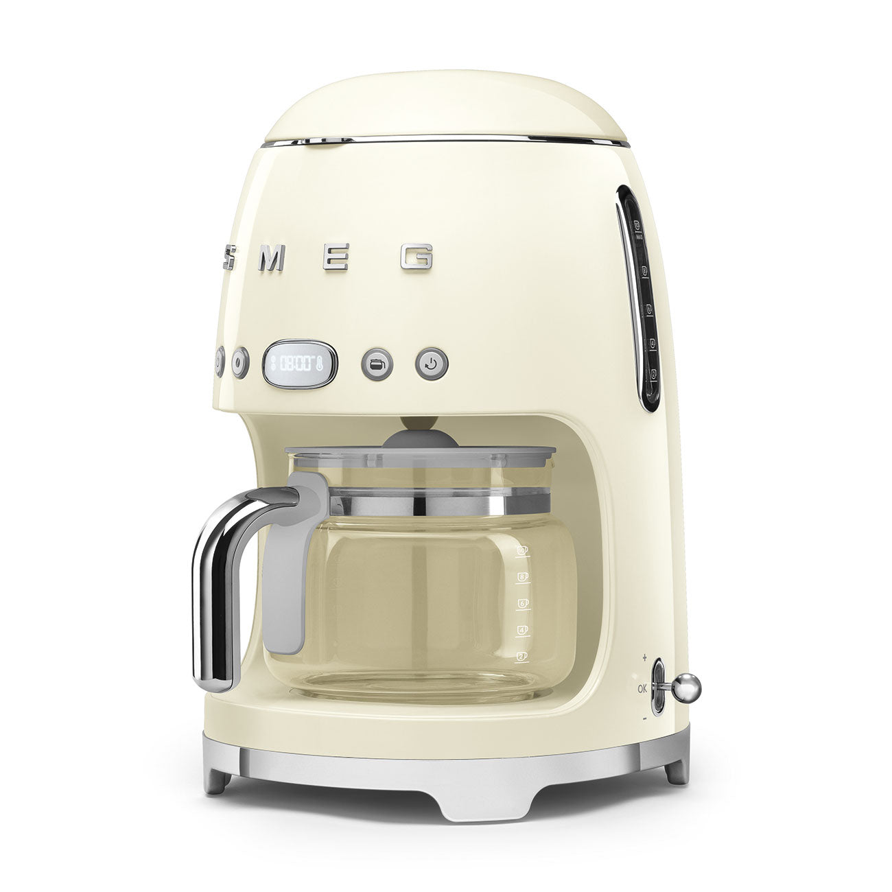 Smeg Drip Coffee Machine 50's Style Aesthetic - Cream