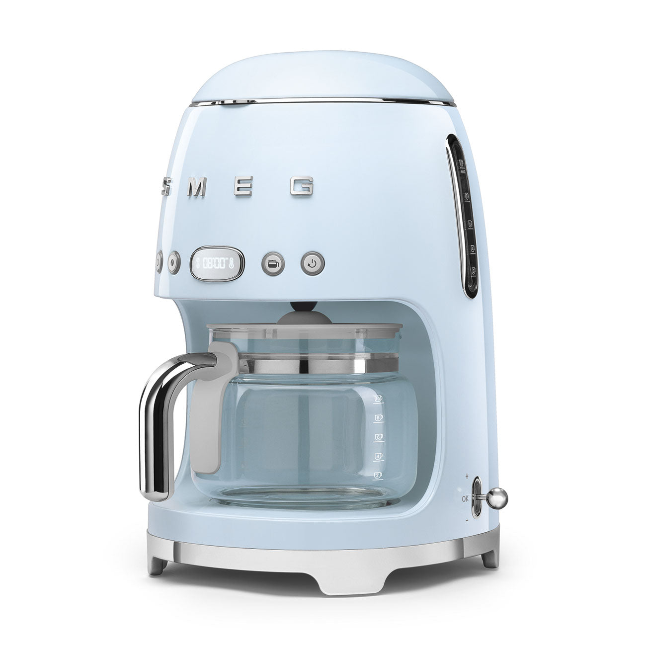 Smeg Drip Coffee Machine 50's Style Aesthetic - Pastel Blue