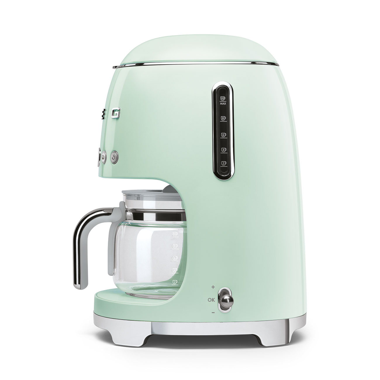 Smeg Drip Coffee Machine 50's Style Aesthetic - Pastel Green