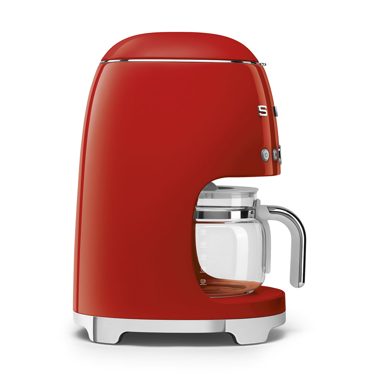 Smeg Drip Coffee Machine 50's Style Aesthetic - Red